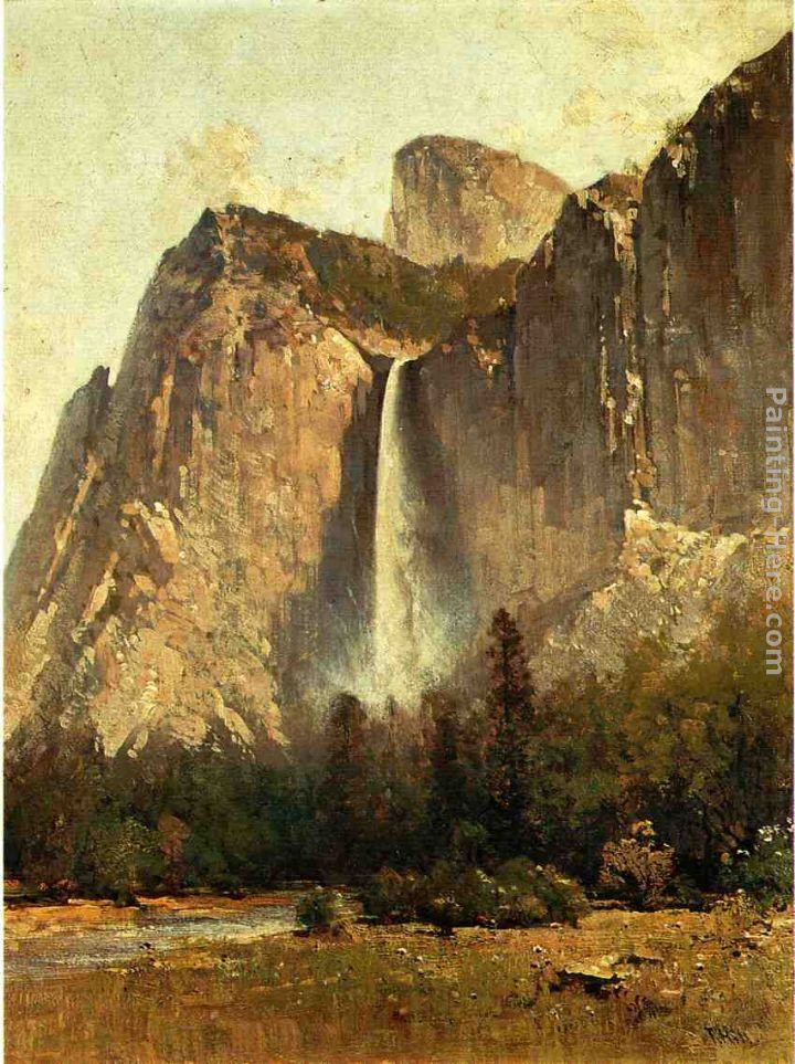 Thomas Hill Bridal Veil Falls - Yosemite Valley